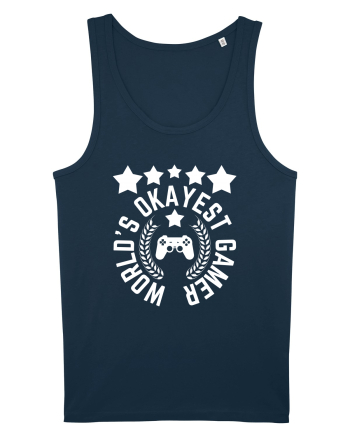 World's Okayest Gamer Navy