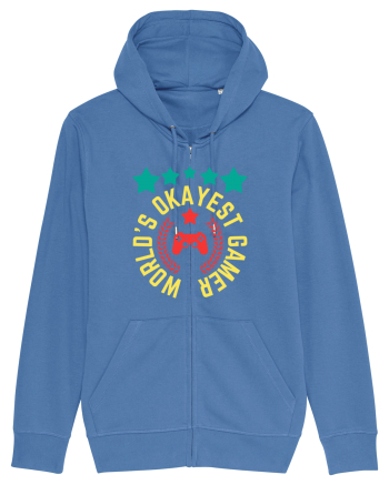 World's Okayest Gamer Bright Blue