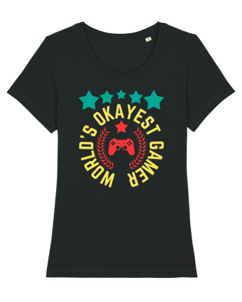 World's Okayest Gamer Black