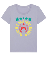 World's Okayest Gamer Tricou mânecă scurtă guler larg fitted Damă Expresser