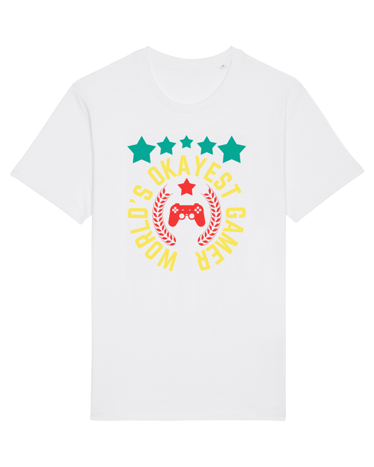Tricou mânecă scurtă Unisex Rocker White