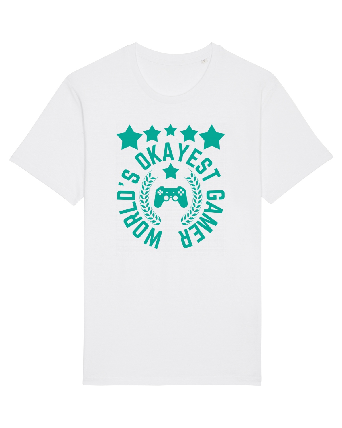 Tricou mânecă scurtă Unisex Rocker White