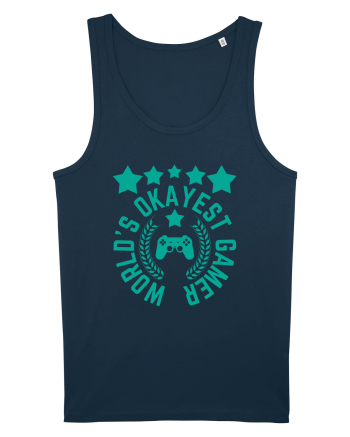 World's Okayest Gamer Navy