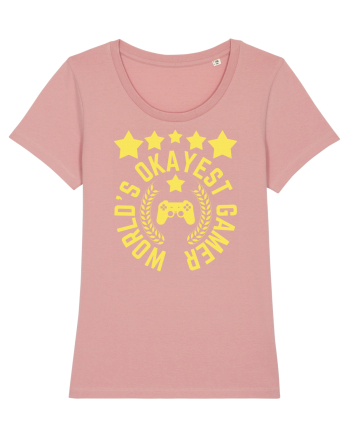 World's Okayest Gamer Canyon Pink
