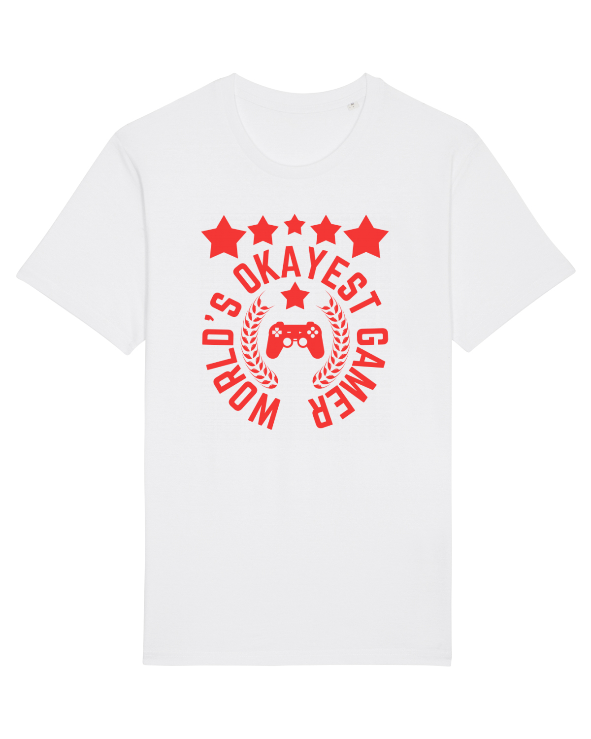 Tricou mânecă scurtă Unisex Rocker White
