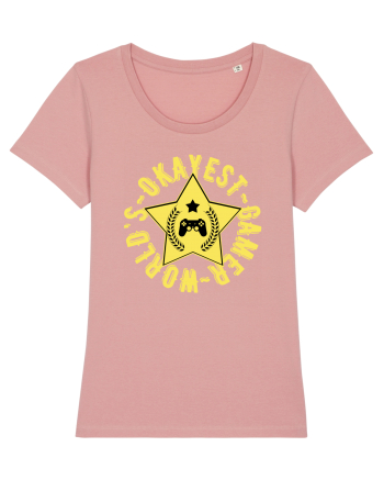 World's Okayest Gamer Canyon Pink