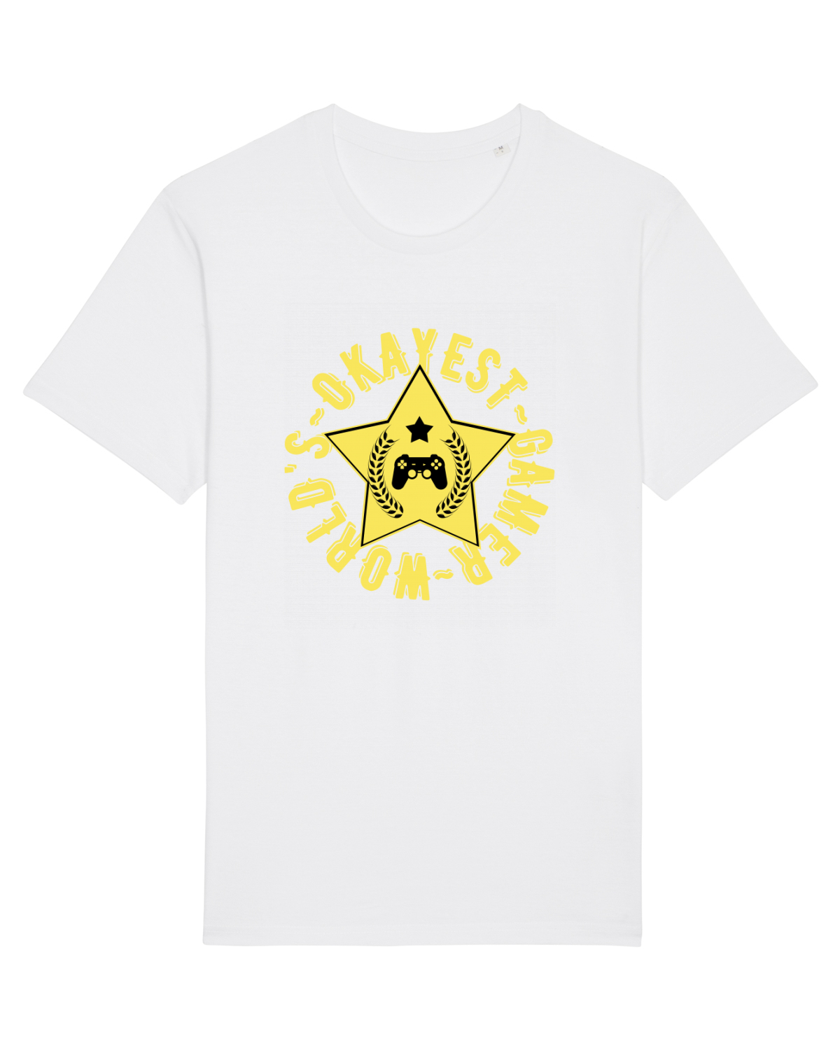 Tricou mânecă scurtă Unisex Rocker White