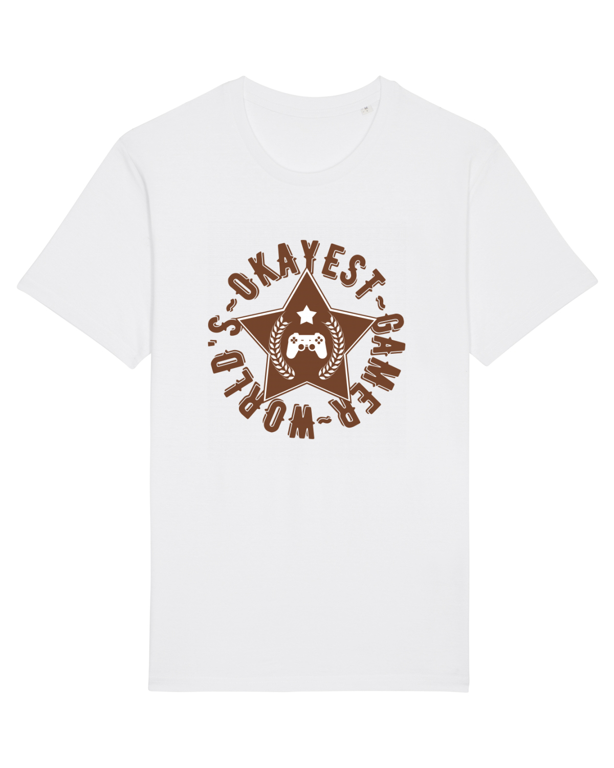 Tricou mânecă scurtă Unisex Rocker White