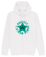 World's Okayest Gamer Hanorac cu fermoar Unisex Connector