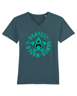 World's Okayest Gamer Tricou mânecă scurtă guler V Bărbat Presenter