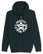 World's Okayest Gamer Hanorac cu fermoar Unisex Connector