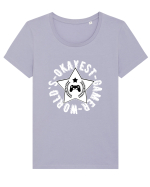 World's Okayest Gamer Tricou mânecă scurtă guler larg fitted Damă Expresser