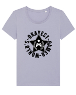 World's Okayest Gamer Tricou mânecă scurtă guler larg fitted Damă Expresser