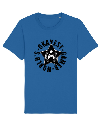 World's Okayest Gamer Royal Blue