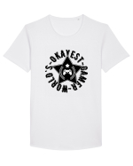 World's Okayest Gamer Tricou mânecă scurtă guler larg Bărbat Skater