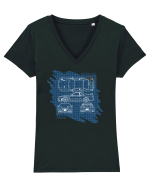Is that a Supr... r34??  Tricou mânecă scurtă guler V Damă Evoker