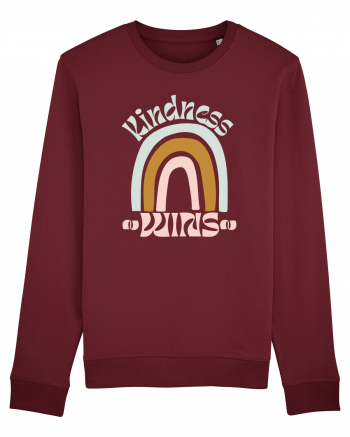 Kindness Wins Burgundy