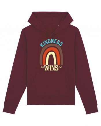 Kindness Wins Burgundy