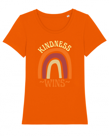 Kindness Wins Bright Orange