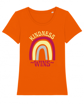 Kindness Wins Bright Orange