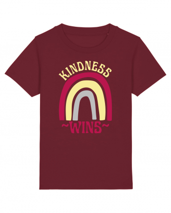 Kindness Wins Burgundy