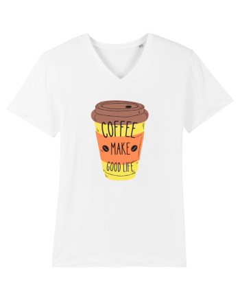 Coffee Make Good Life  White