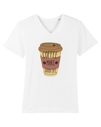 Coffee Make Good Life  White