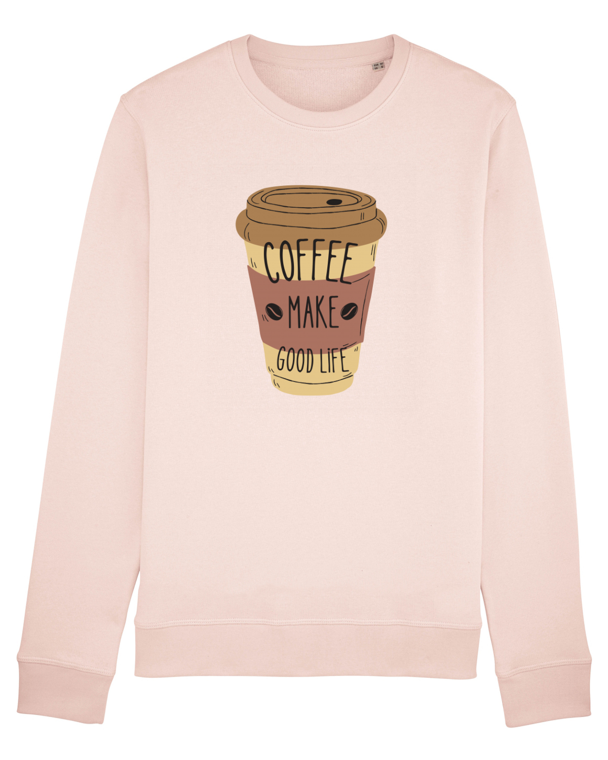 Bluză mânecă lungă Unisex Rise Candy Pink