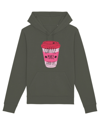 Coffee Make Good Life  Khaki