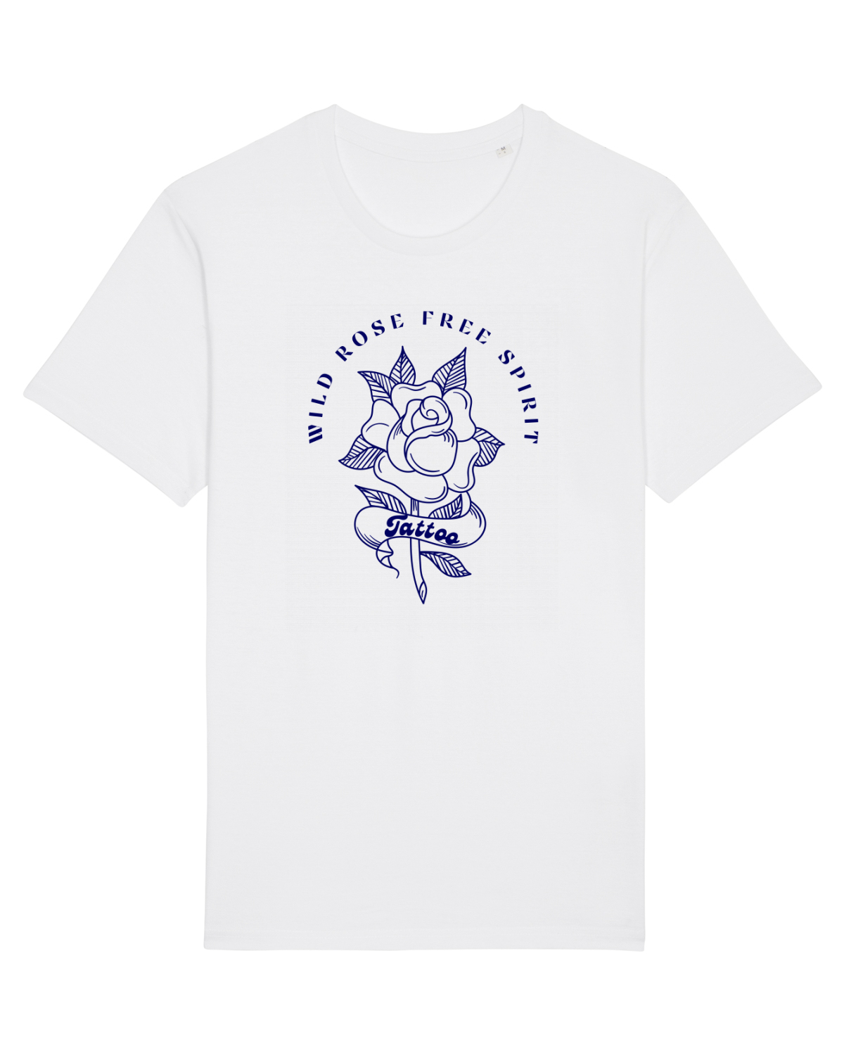 Tricou mânecă scurtă Unisex Rocker White