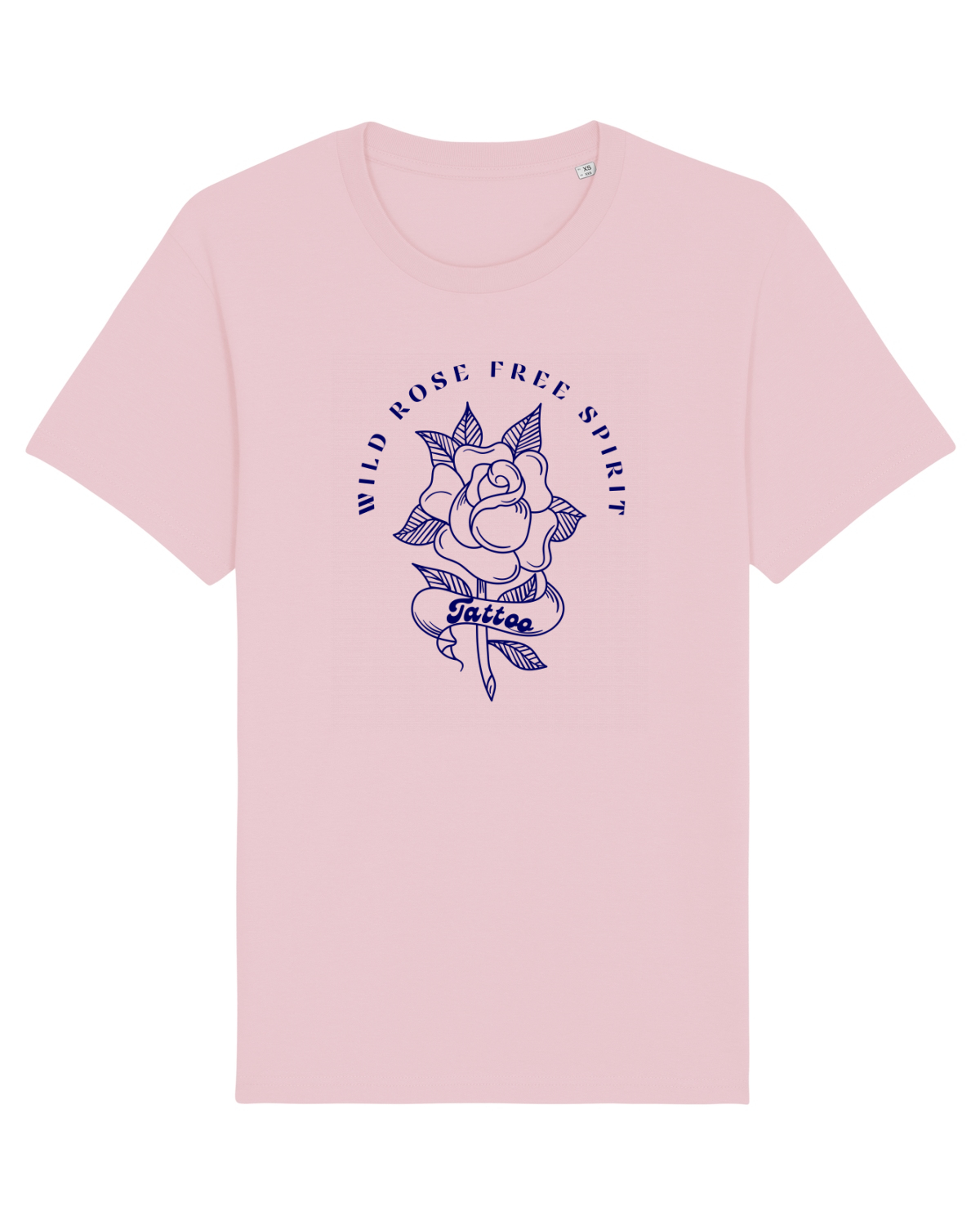 Tricou mânecă scurtă Unisex Rocker Cotton Pink