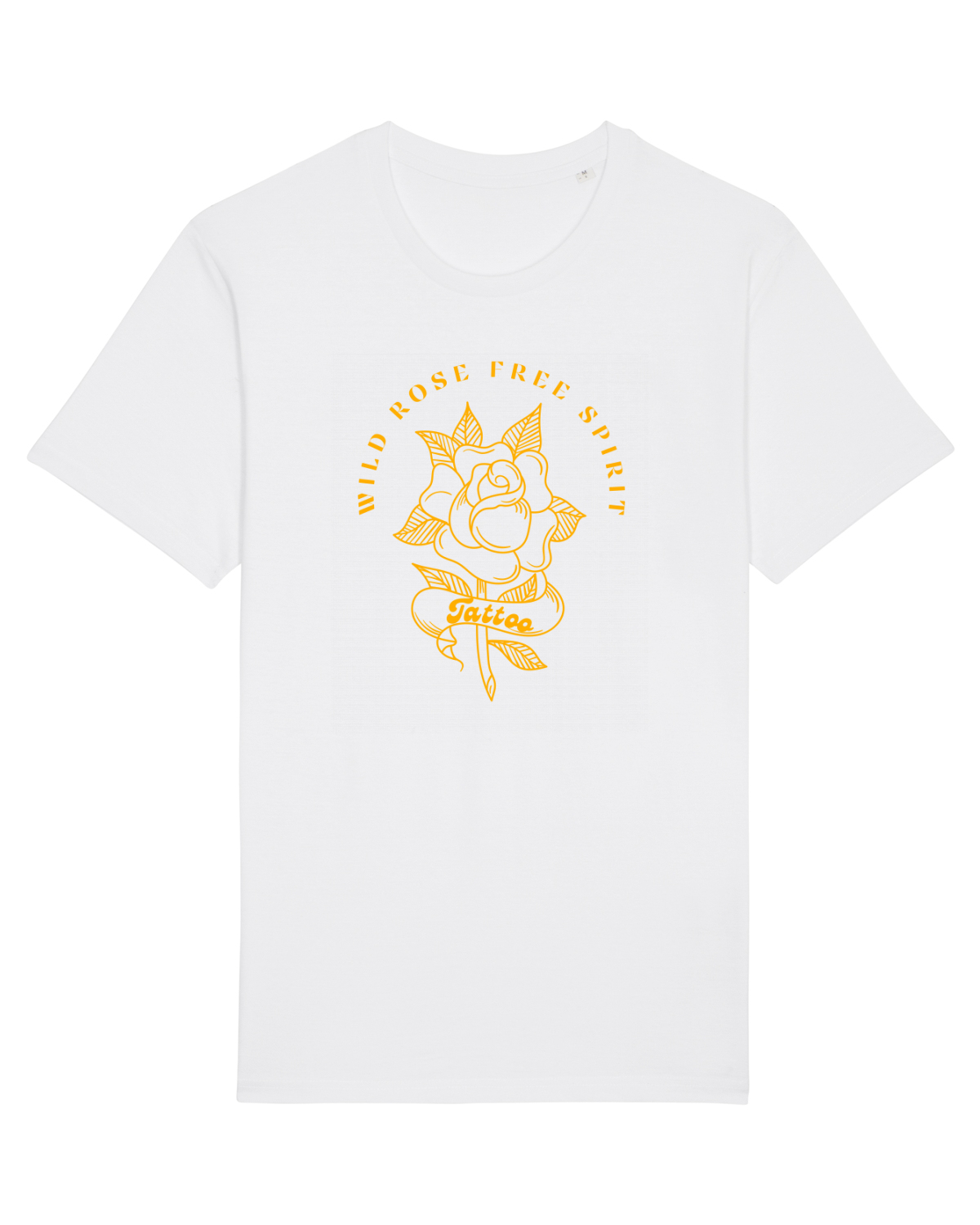 Tricou mânecă scurtă Unisex Rocker White