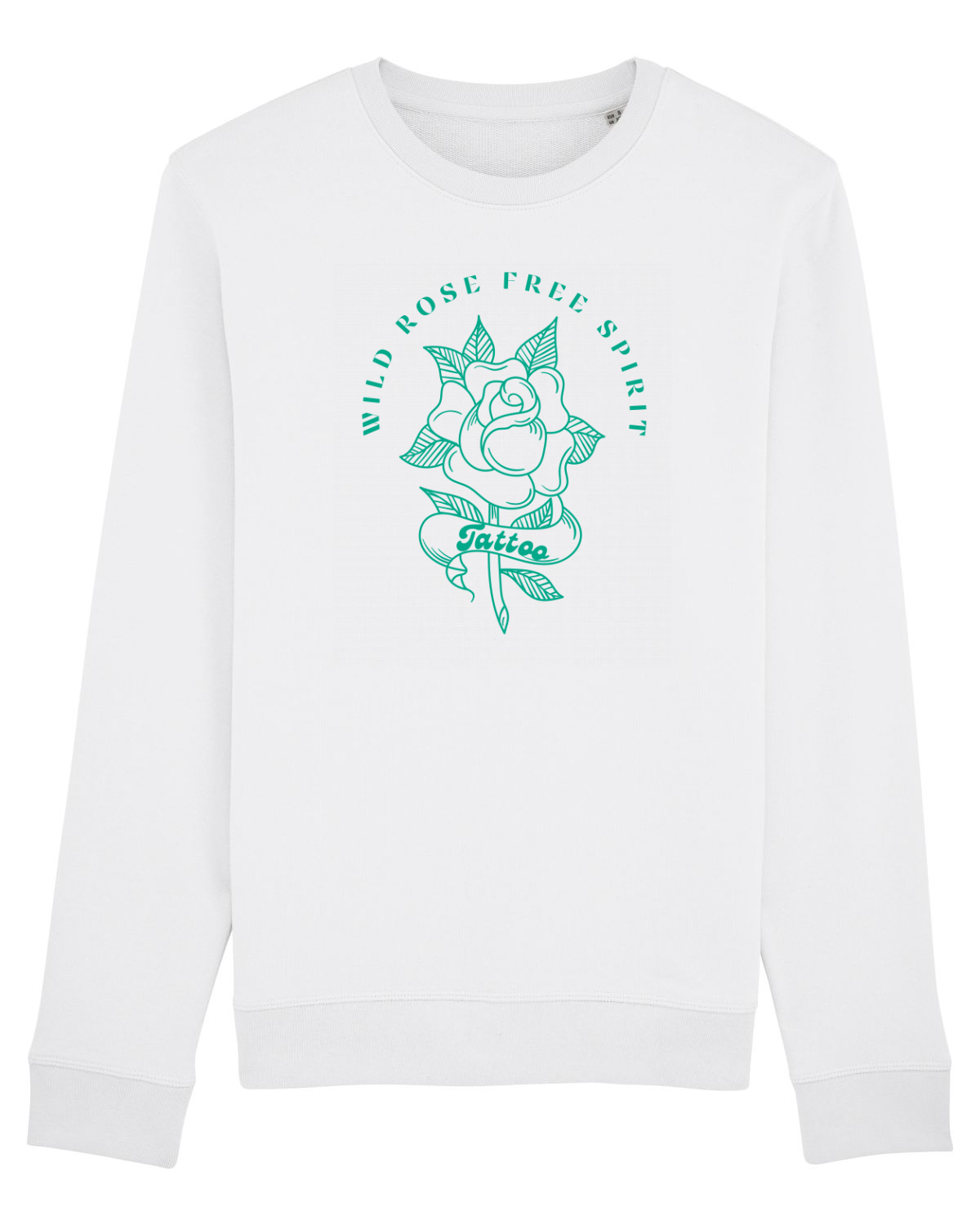 Bluză mânecă lungă Unisex Rise White