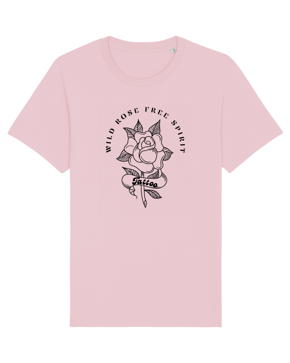 Tricou mânecă scurtă Unisex Rocker Cotton Pink