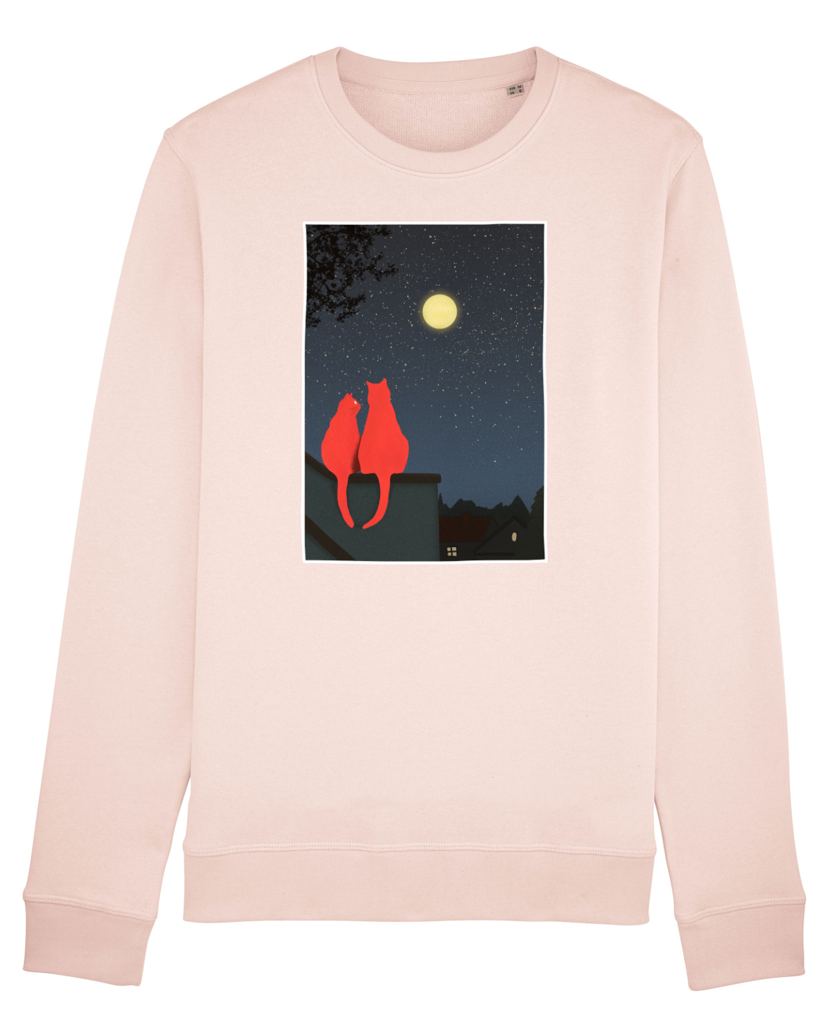 Bluză mânecă lungă Unisex Rise Candy Pink