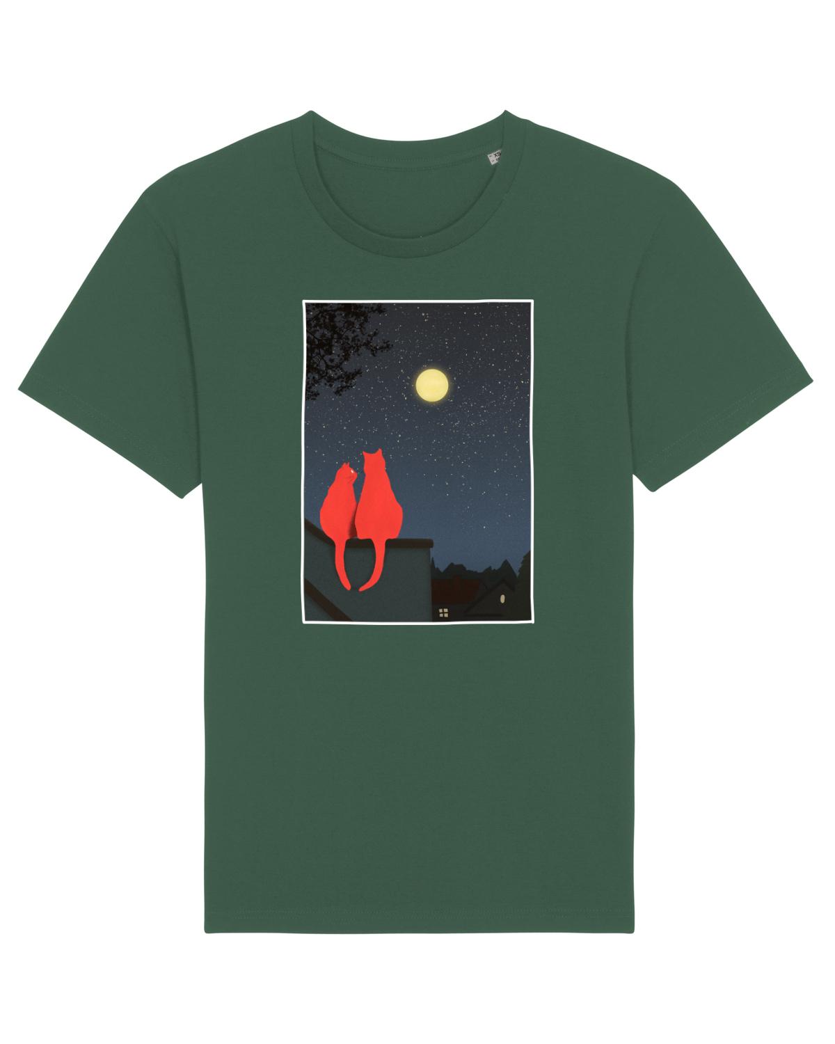 Tricou mânecă scurtă Unisex Rocker Bottle Green