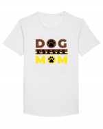 Dog Mom Tricou mânecă scurtă guler larg Bărbat Skater