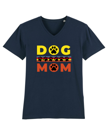 Dog Mom French Navy
