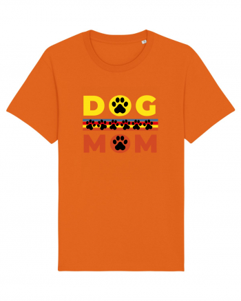 Dog Mom Bright Orange