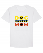 Dog Mom Tricou mânecă scurtă guler larg Bărbat Skater