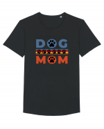 Dog Mom Tricou mânecă scurtă guler larg Bărbat Skater