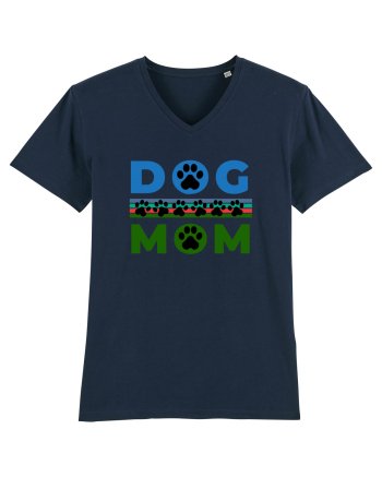 Dog Mom French Navy