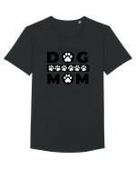 Dog Mom Tricou mânecă scurtă guler larg Bărbat Skater