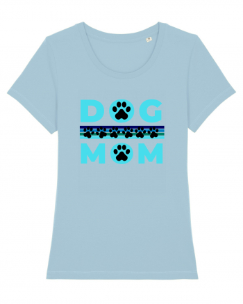 Dog Mom Sky Blue