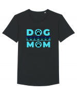 Dog Mom Tricou mânecă scurtă guler larg Bărbat Skater