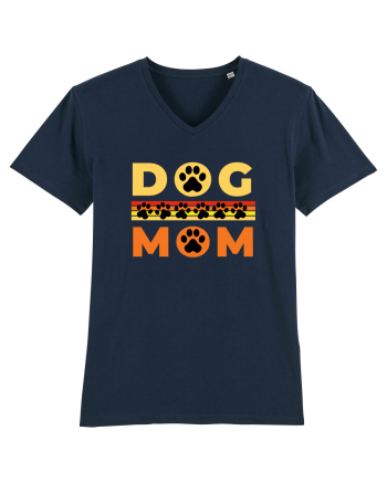 Dog Mom French Navy