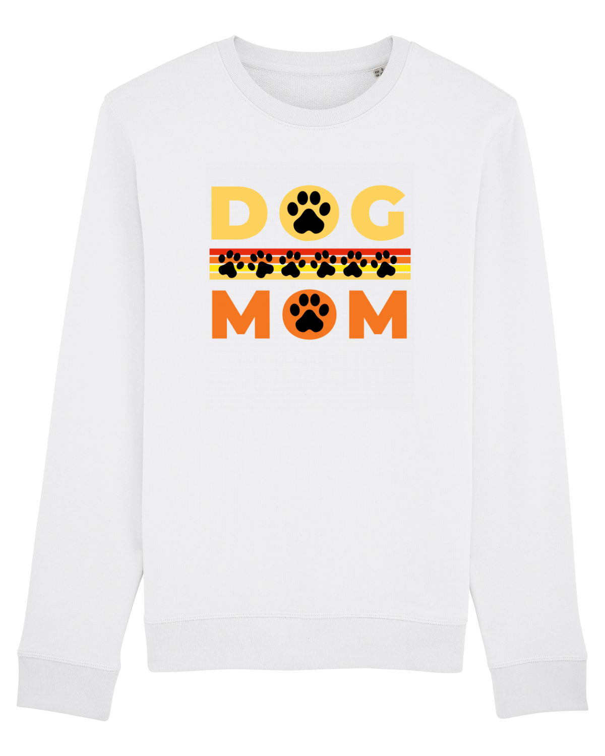 Bluză mânecă lungă Unisex Rise White