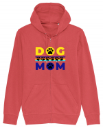 Dog Mom Hanorac cu fermoar Unisex Connector