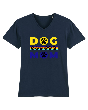 Dog Mom French Navy
