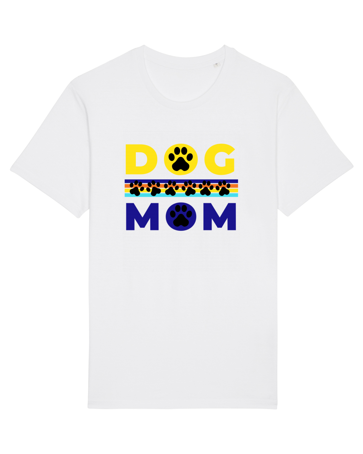 Tricou mânecă scurtă Unisex Rocker White